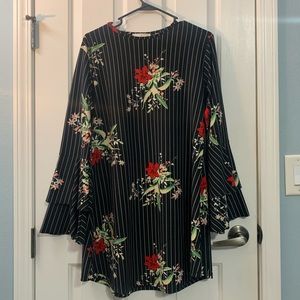 Floral long sleeve top/dress